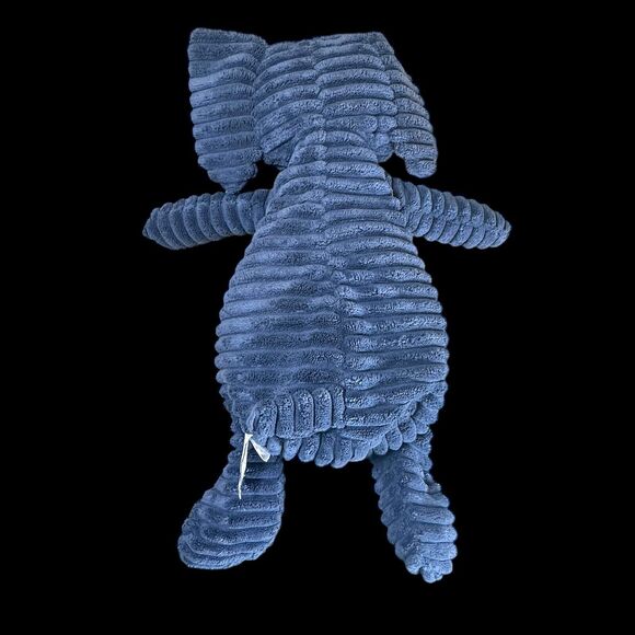 Jellycat Blue Cordy Roy Elephant 14” Plush Corduroy Stuffed Animal - Picture 2 of 8